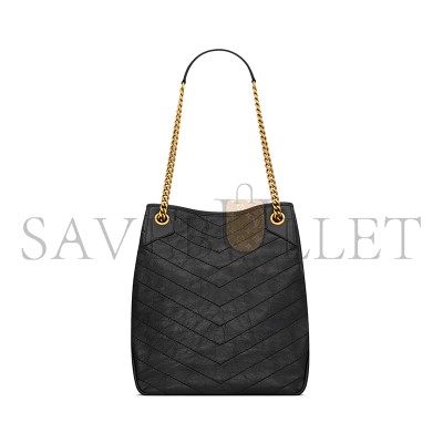 YSL NIKI SMALL SHOPPING IN VINTAGE LEATHER 8622950EN071000 (30*25*12cm)